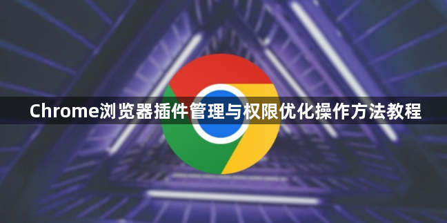 Chrome浏览器插件管理与权限优化操作方法教程1