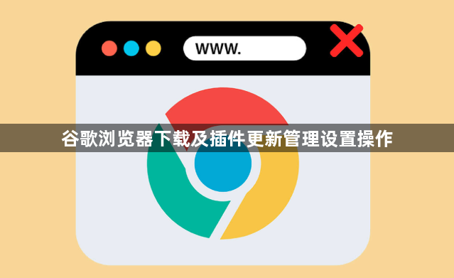 谷歌浏览器下载及插件更新管理设置操作1