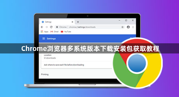 Chrome浏览器多系统版本下载安装包获取教程1