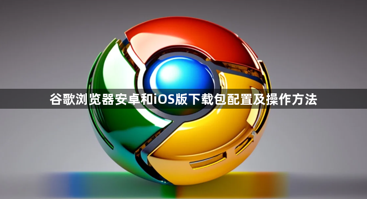 谷歌浏览器安卓和iOS版下载包配置及操作方法1