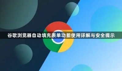 谷歌浏览器自动填充表单功能使用详解与安全提示1
