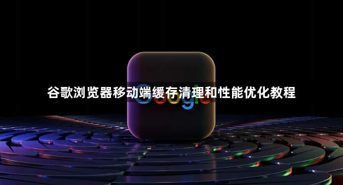 谷歌浏览器移动端缓存清理和性能优化教程1