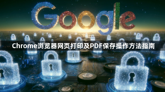 Chrome浏览器网页打印及PDF保存操作方法指南1