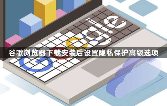 谷歌浏览器下载安装后设置隐私保护高级选项1