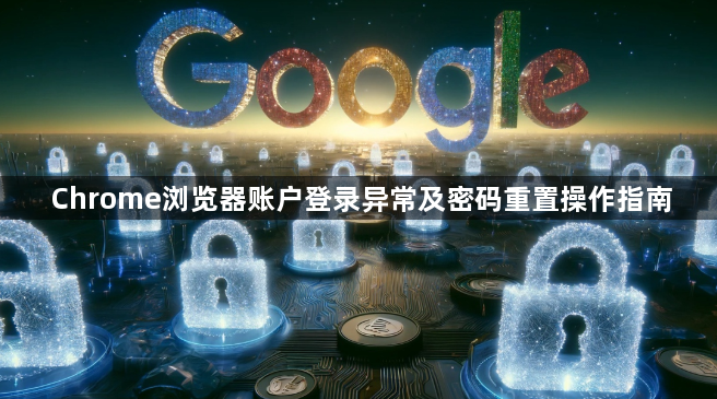 Chrome浏览器账户登录异常及密码重置操作指南1
