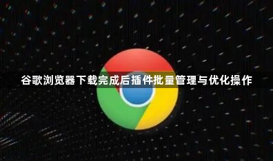 谷歌浏览器下载完成后插件批量管理与优化操作1