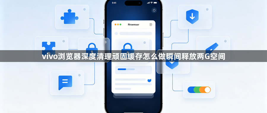 vivo浏览器深度清理顽固缓存怎么做瞬间释放两G空间1