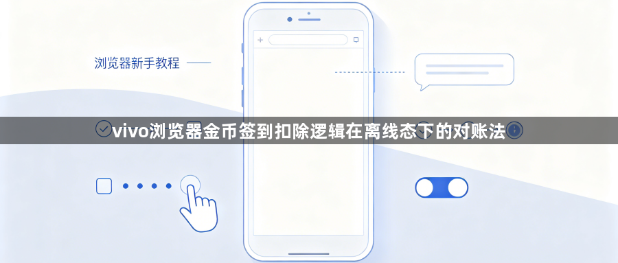 vivo浏览器金币签到扣除逻辑在离线态下的对账法1
