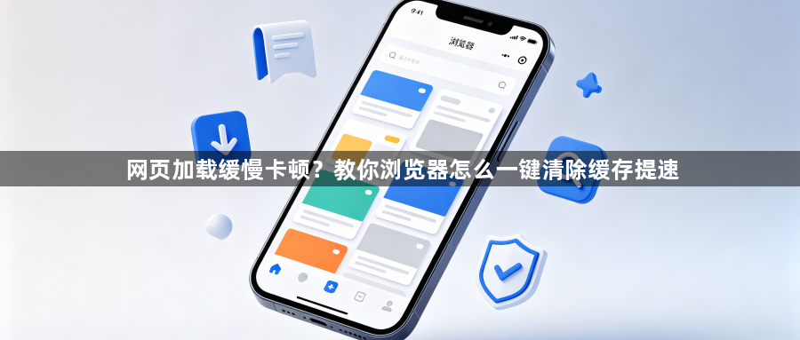 网页加载缓慢卡顿？教你浏览器怎么一键清除缓存提速1
