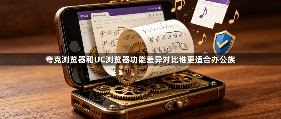 夸克浏览器和UC浏览器功能差异对比谁更适合办公族1