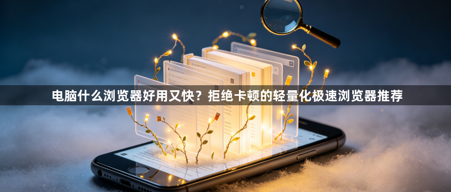 电脑什么浏览器好用又快？拒绝卡顿的轻量化极速浏览器推荐1