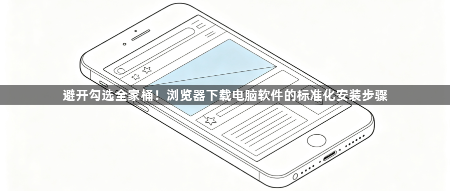 避开勾选全家桶！浏览器下载电脑软件的标准化安装步骤1
