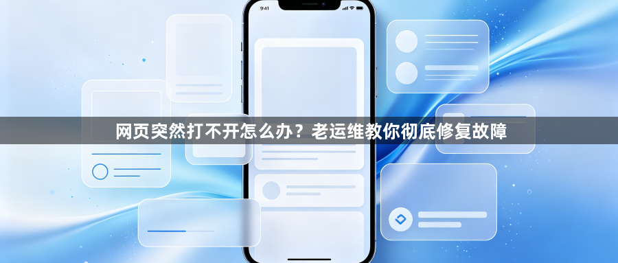 网页突然打不开怎么办？老运维教你彻底修复故障1