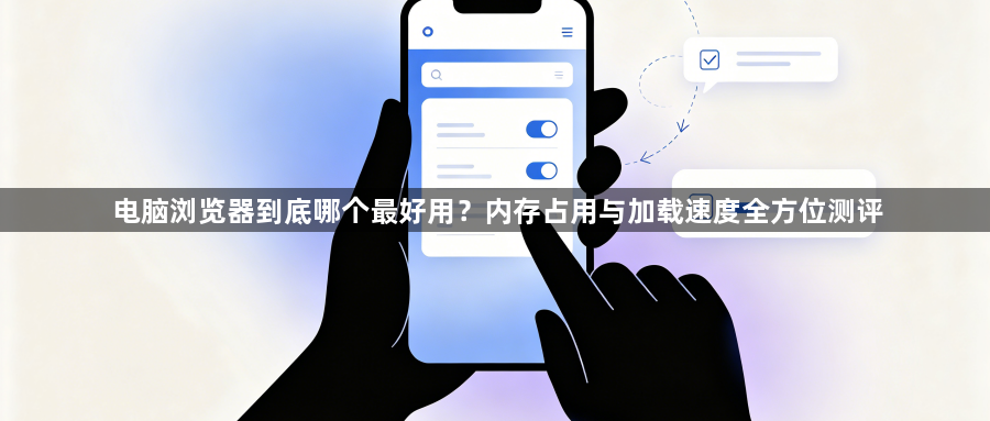 电脑浏览器到底哪个最好用？内存占用与加载速度全方位测评1