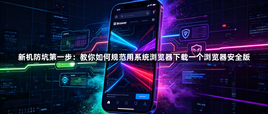 新机防坑第一步:教你如何规范用系统浏览器下载一个浏览器安全版1