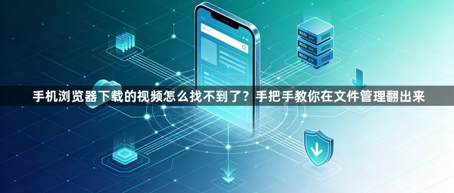 手机浏览器下载的视频怎么找不到了？手把手教你在文件管理翻出来1