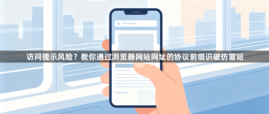 访问提示风险？教你通过浏览器网站网址的协议前缀识破仿冒站1