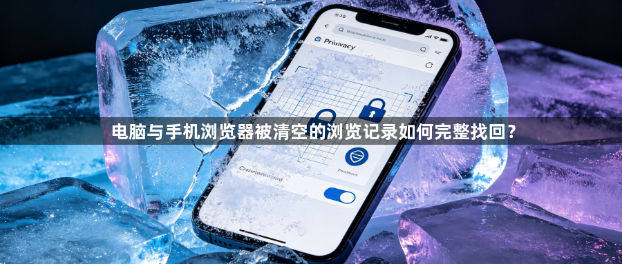 电脑与手机浏览器被清空的浏览记录如何完整找回?1