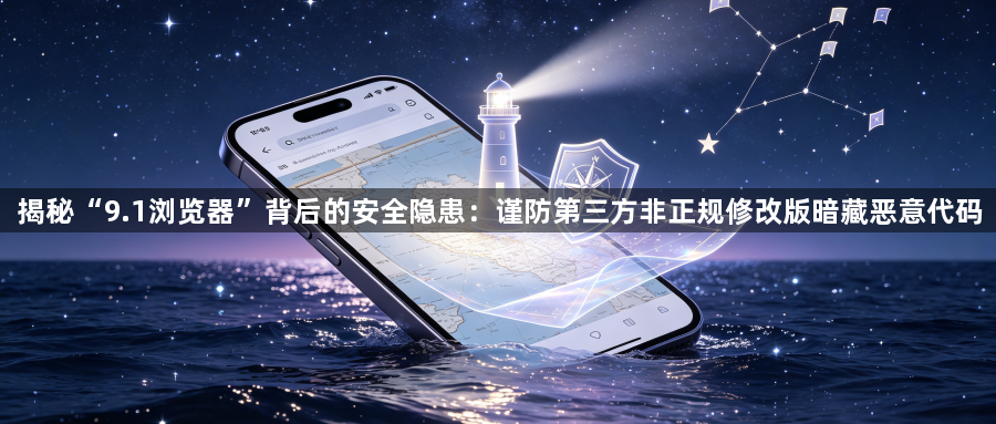 揭秘“9.1浏览器”背后的安全隐患：谨防第三方非正规修改版暗藏恶意代码1