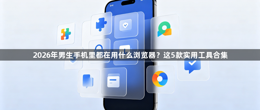 2026年男生手机里都在用什么浏览器？这5款实用工具合集1