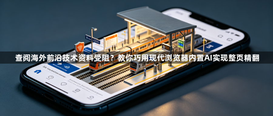 查阅海外前沿技术资料受阻？教你巧用现代浏览器内置AI实现整页精翻1