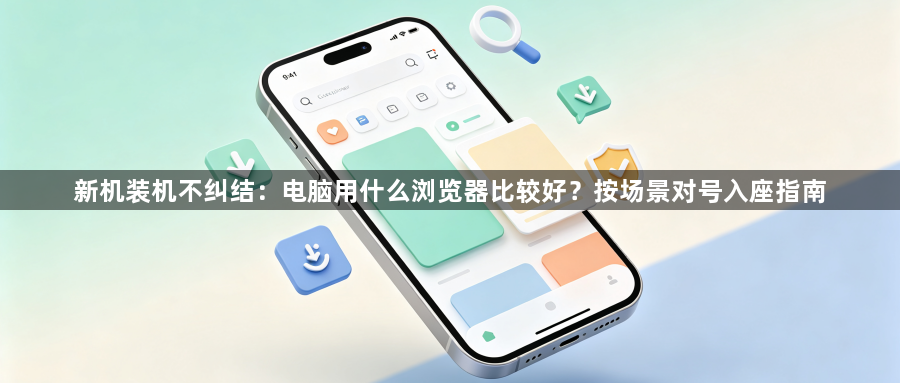 新机装机不纠结：电脑用什么浏览器比较好？按场景对号入座指南1