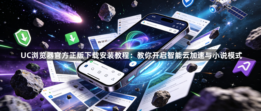 UC浏览器官方正版下载安装教程：教你开启智能云加速与小说模式1