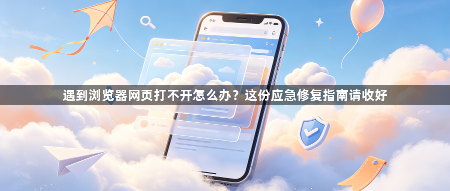 遇到浏览器网页打不开怎么办？这份应急修复指南请收好1